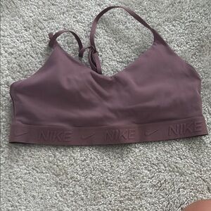 Nike Purple Seamless Sports Bra with Racerback